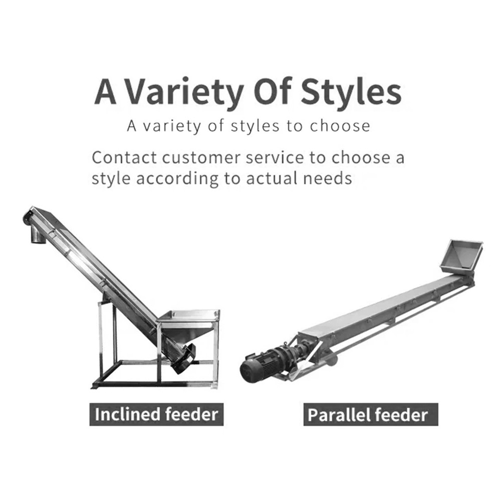 Custom Stainless Steel U-Type Screw Conveyor for High-Accuracy Powder & Particle Materials