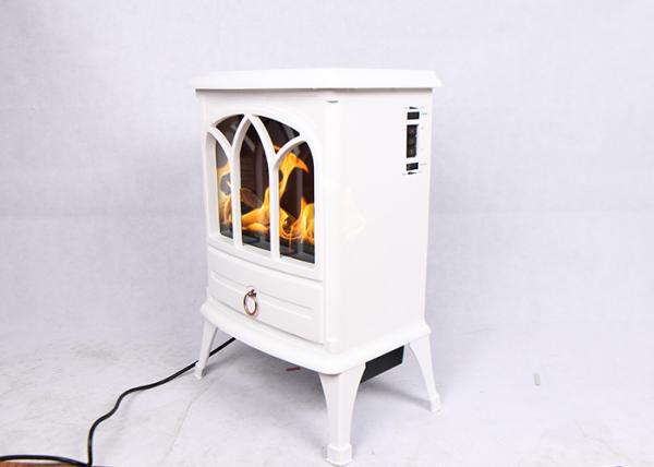 White Indoor Electric Fireplace Heater , TNP-2008S-A1-3 Little Fireplace Heater