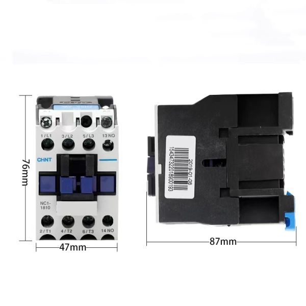 3 Pole AC Switching Contactor 40 Amp 2no 2nc For Heavy Duty Industrial