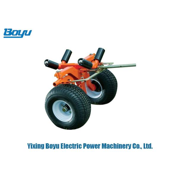 Двухколесный столб Долли столб линия аппаратный кабель & столб защиты