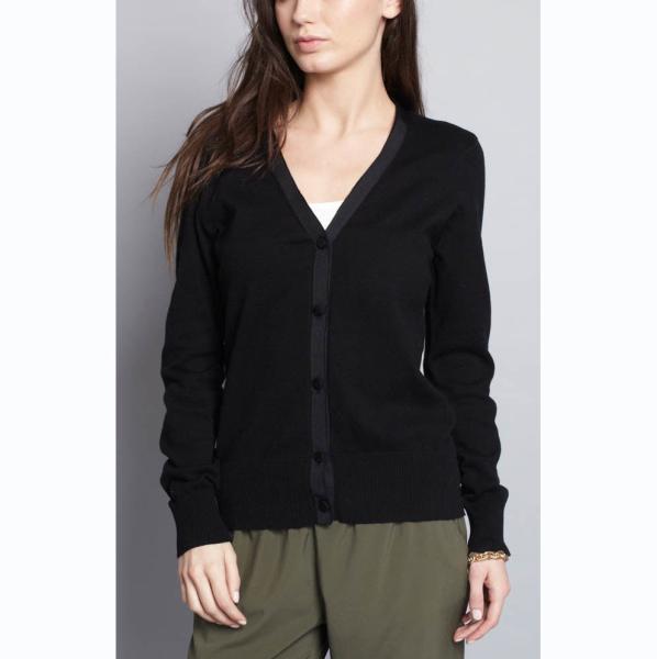 12GG Full Cotton Cardigan Sweater , Lightweight Cotton Cardigan For Autumn