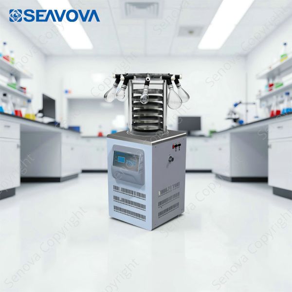 3kg/Batch Vacuum Freeze Dryer SS304 Lab Freeze Dry Vacuum Chamber