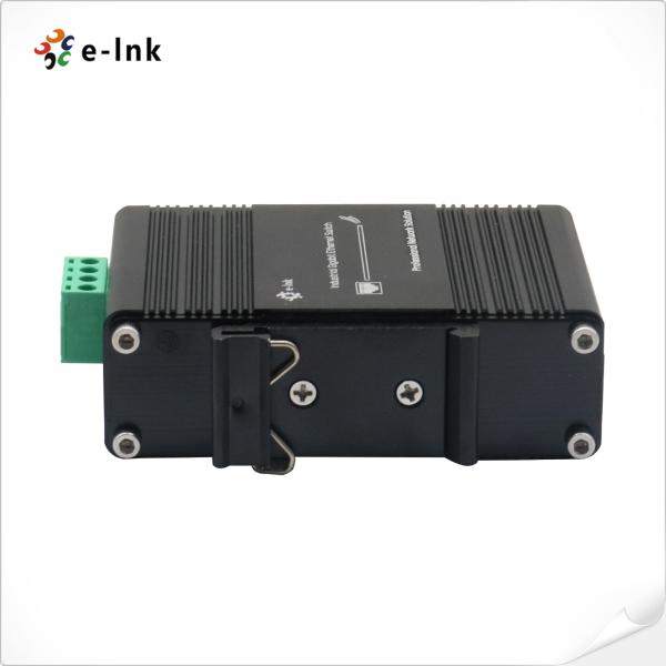 Industrial 5-Port Gigabit Switch, Fanless, 12~48V DC, Plug-and-Play Design