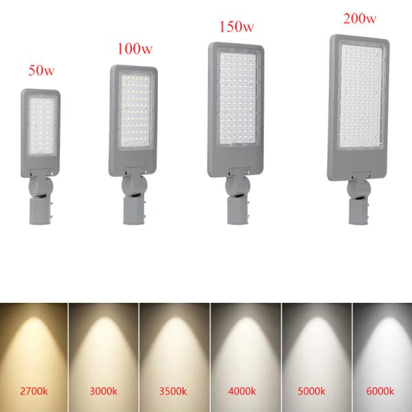 7800lm Outdoor Integrated LED Street Light Adjustable Angle IK09 Grade