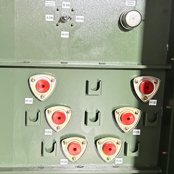 UL認証 3750 kVA 三相パッドマウント配電変圧器 12470V から 480V ANSI IEEE DOE 2016 規格