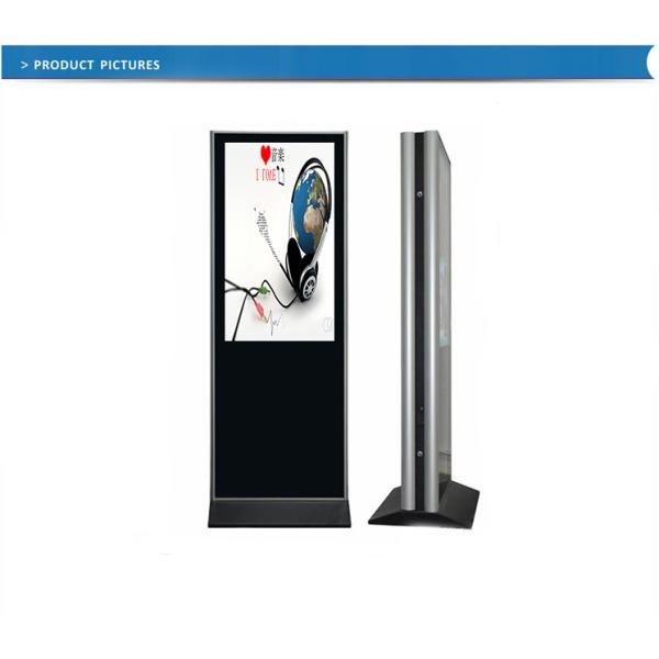 55 Inch Floor Standing Double Sided Digital Signage Kiosk Totem With Advertising Display