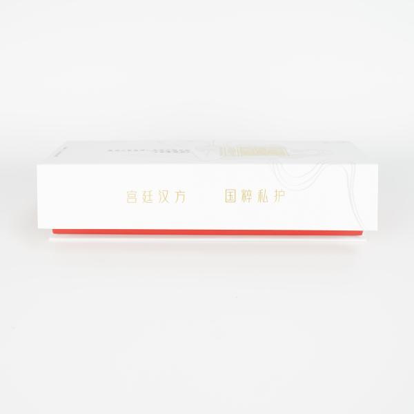 Custom Gold Foiled Logo Gift Clamshell Paper Box With Hide Magnetic Buckle Closure