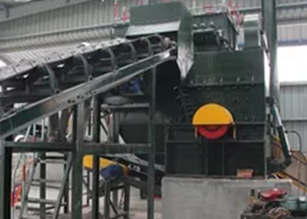 PLC Control Heavy Duty Metal Shredder / Horizontal  Scrap Metal Grinder