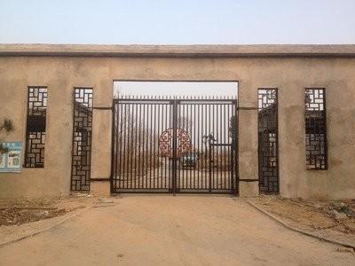 Villa Wrought Morden Iron Gate Rustproof Hot Dip Galvanized After Welding