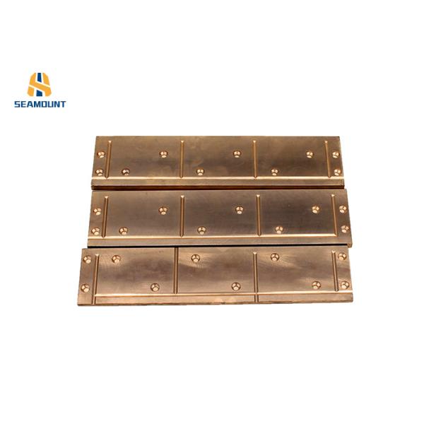 Durable Copper Slide Plate Good Wear Resistance Long Life Span