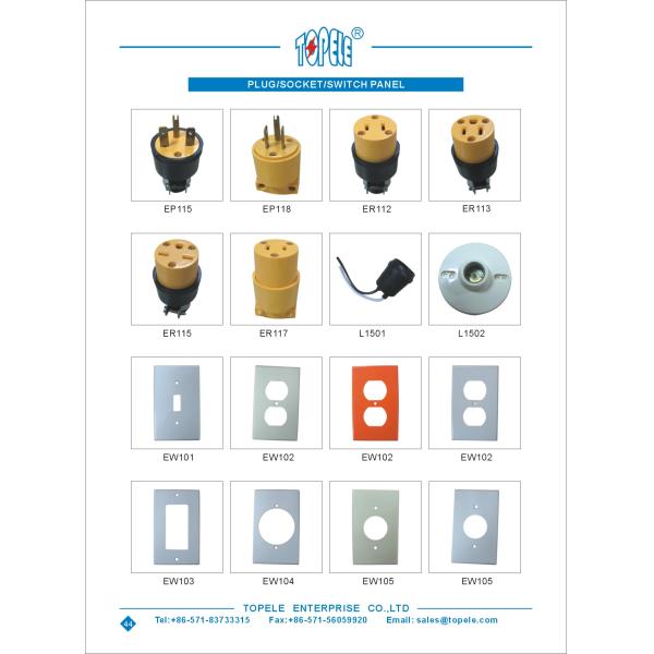 Однополые /двуполые пластмассовые декоративные дуплексы GFCI