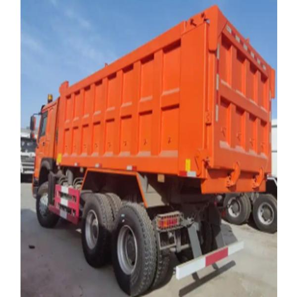 High Security SINOTRUK HOWO 350HP 400HP Heavy Tipper Trucks 50 Ton For Sand Transport