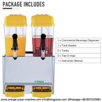 quebra fria de Juice Dispenser Machine High Density da bebida dos tanques 18L 2