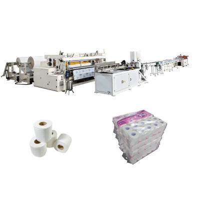 Bon prix coût efficace de haute vitesse papier toilette ligne de production de serviettes de cuisine est gonfyi u