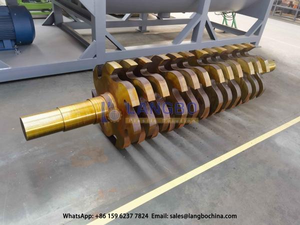37KW Crusher For PVC Pipes Plastic Waste Recycling Machine Line