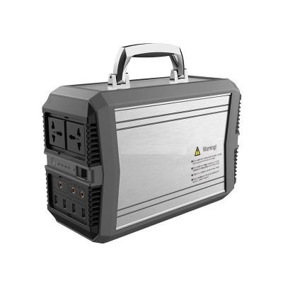 Outdoor Emergency 300W Portable Solar Generator System 96000mAh AC Pure Sine Wave
