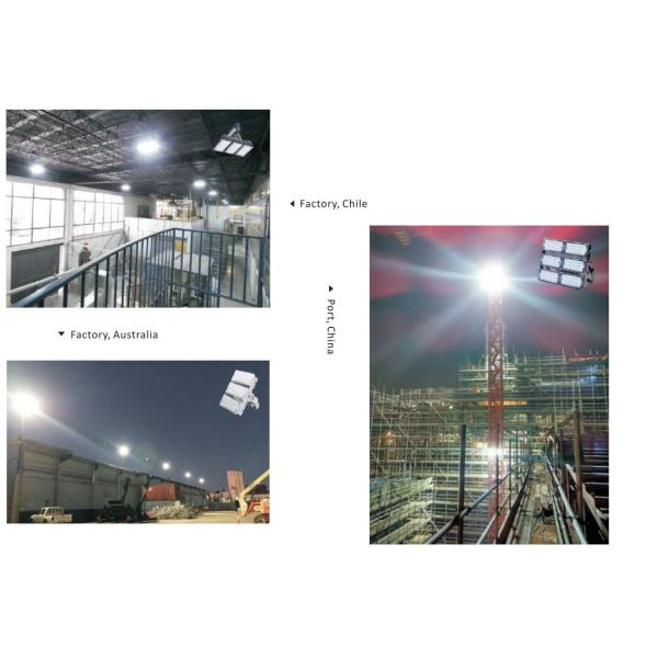 Luz de inundação 60° das construções industriais 60° * luzes de inundação exteriores do ângulo de feixe 135°