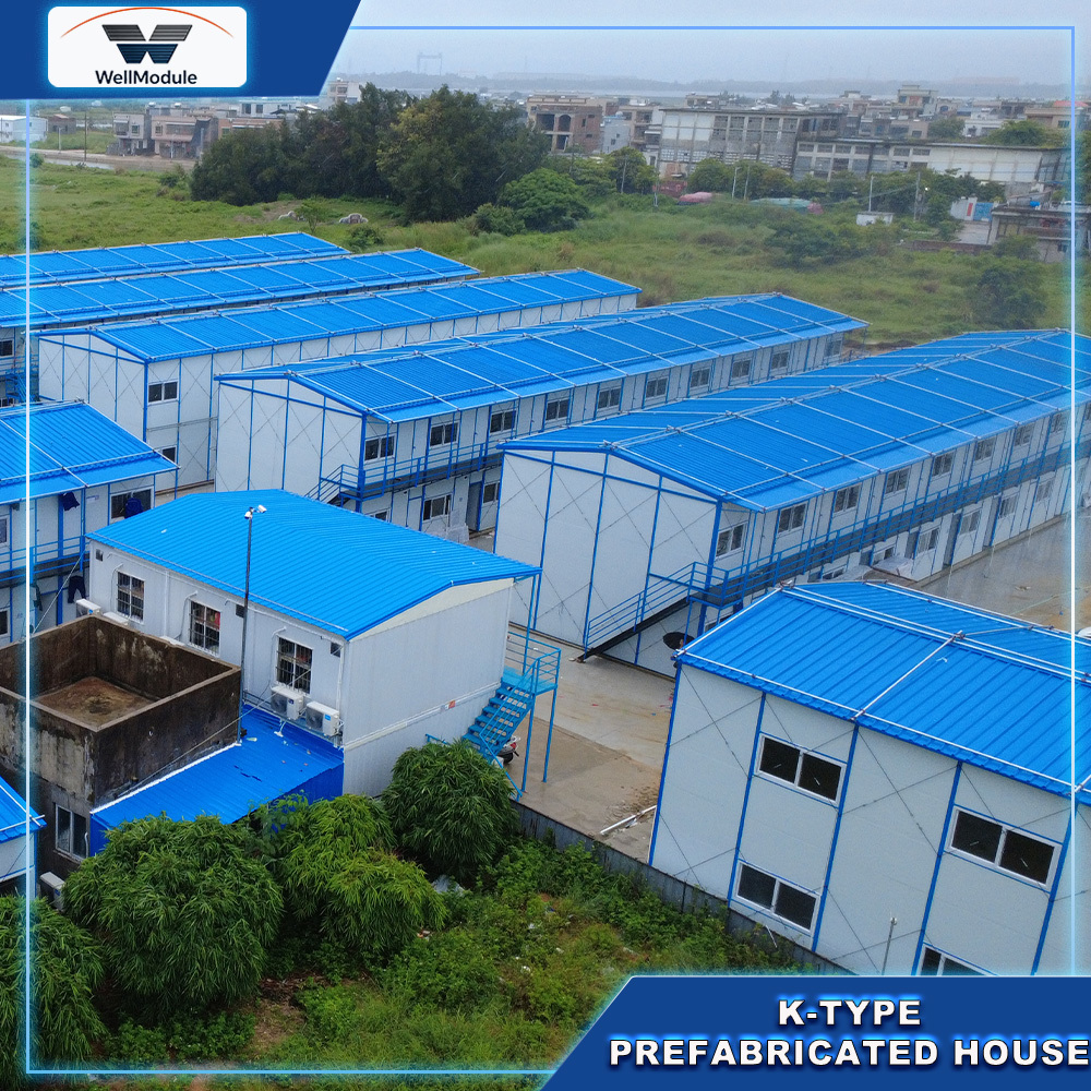 High Quality K Type Modular Prefab House Manufacturer for Customized Worker Accommodation, Site Office and Overseas Construction Projects