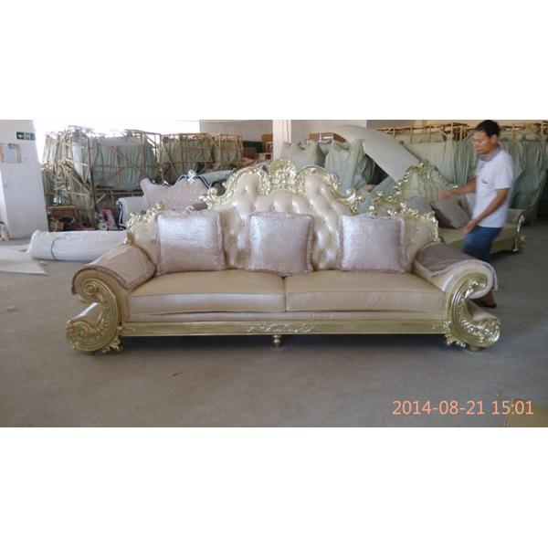 Antique style furniture sofa, good design fabric sofa set hotel lobby sofa