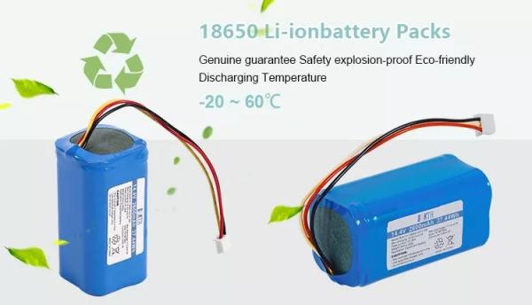 18650 4S1P 14.8v 2600mAh 100% de haute qualité personnalisé 18650 batterie au lithium-ion pour robot sous vide