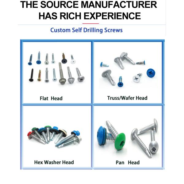 Цинковая отделка для самосверления шестеренковых головных отверстий для стиральных машин с резиновыми отверстиями для кровельных покрытий