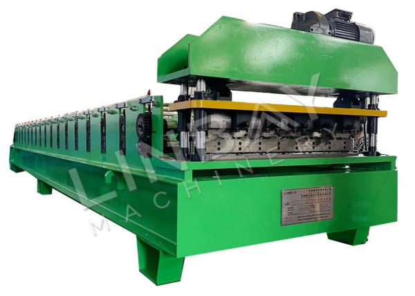 0.3mm-0.6mm Corrugated Roof Panel Roll Forming Machine 7.5T