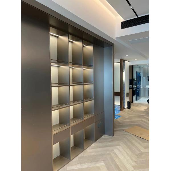 Sala de hotel moldando integrada feita sob encomenda dos armários de aço inoxidável modernos da sala de hotel