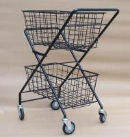 Panier de tennis de largeur de la taille 600mm du pliage 950mm avec des roues deux couches