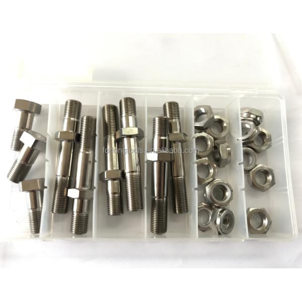 Universal Year N/M Titanium Sprintcar One Nut Radius Rod Bolt Kit for Motorsport Professionals Natural Universal