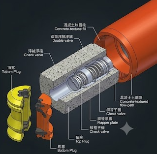 Float Shoe and Float Collar with Anti Rotation Flower Petal Structure for High Temperature Resistance and Good Sealing in Cementing Operations