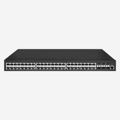 400W mergulham 3 o automóvel do gigabit RJ45 dos entalhes 48 do interruptor 6 10G SFP+ do ponto de entrada que detecta portos