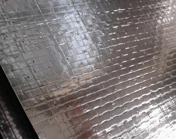 Custom Perforated Aluminum Foil Woven Fabric For Radiant Barriers And Insulation