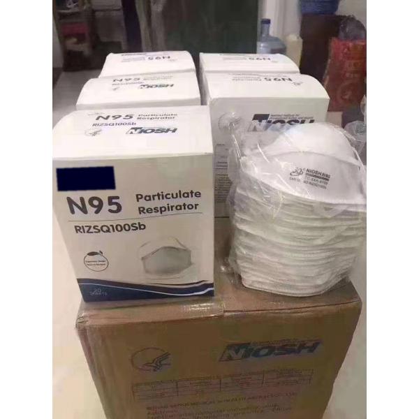 Non Valved N95 Disposable Respirator Face Mask