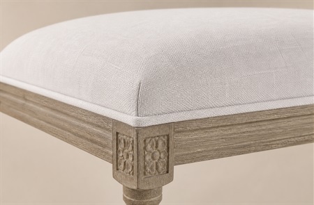 French Rectangular Cane Back Dining Chair  CYC-037-CB