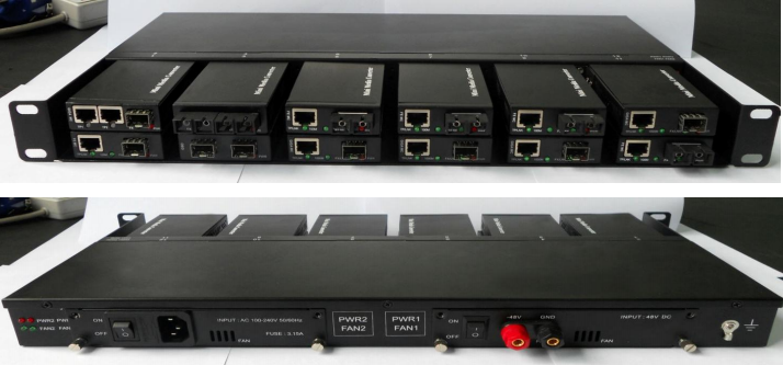 Mini 10/10011000Base-TXto 1000Base-FX Media Converter