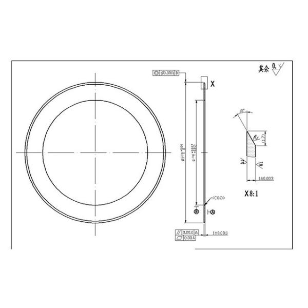 Half-Cut Circular Blade with Longer Cutting Life and Custom Size for Industrial Cutting Machines