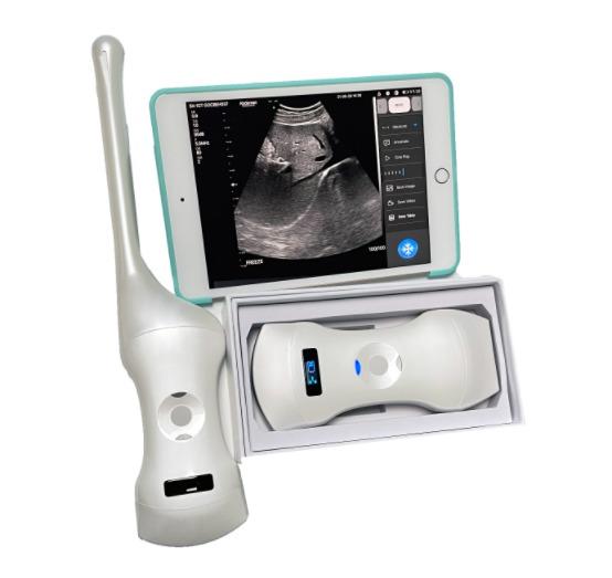 3 in 1 Wireless Convex Phased Array Linear Transvaginal Array  Color Doppler Ultrasound Scanner