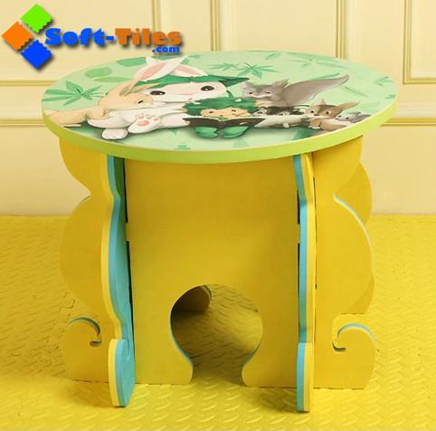 CE Certified Kids Foam Toy Eva Diy Children Study Table And Chair