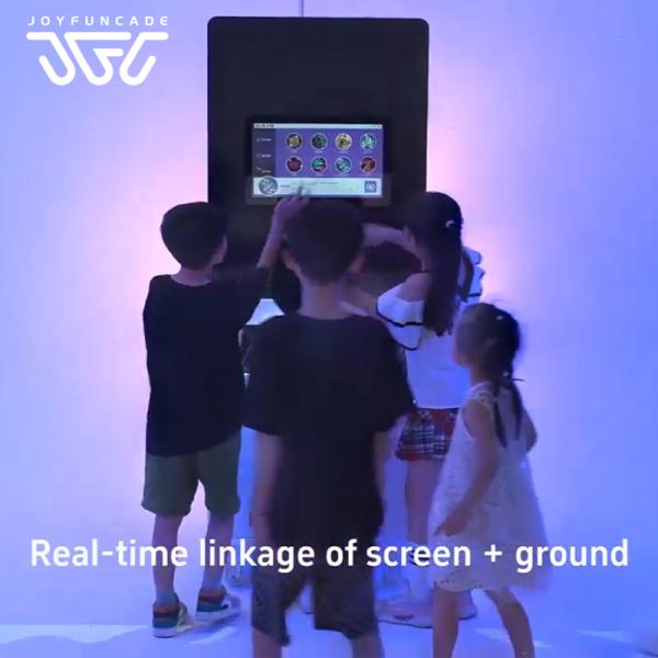 Children's Mobile Interactive Floor Projector With Real-time Data Display Sports Floor Projection System