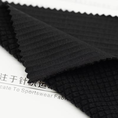 Tela respirável macia 210GSM 1.48m do poliéster do Spandex RPET para a roupa