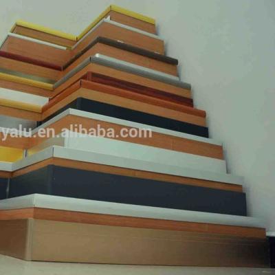 Aluminum Skirting Profile For Wall Decoration Different Finishing Corner Tile Trim