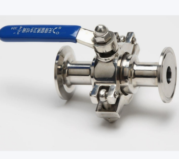 Latest Hot Sale 304/316 Stainless Steel Clamped Ball Valve Sanitary 3-Piece Tri-Clamp Hygienic Ball Valve