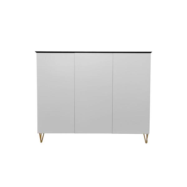 Assembly Required Shoe Rack Steel Cabinet 2.0mm Thickness