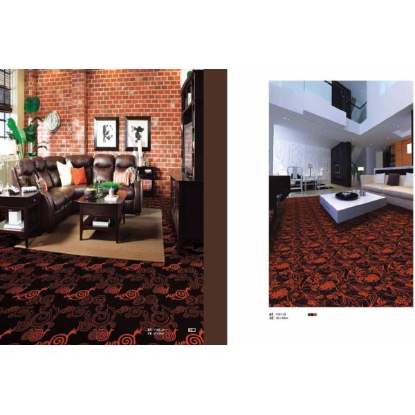 Ковер Браун гостиницы с цветочным узором, ковром материала Солутя