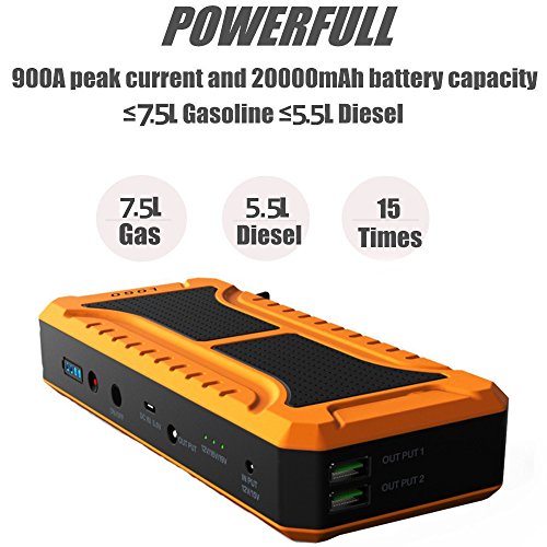 OEM / ODM Авто Jump Booster A13 портативный аварийный автомобиль батарейка Jump Starter