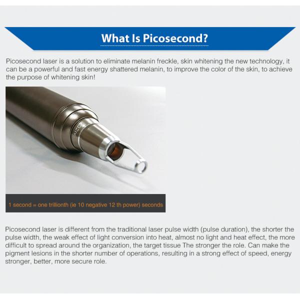 машина удаления лазера Hyperpigmentation пикосекунды лазера Nd Yag 2in1 Pico 808nm