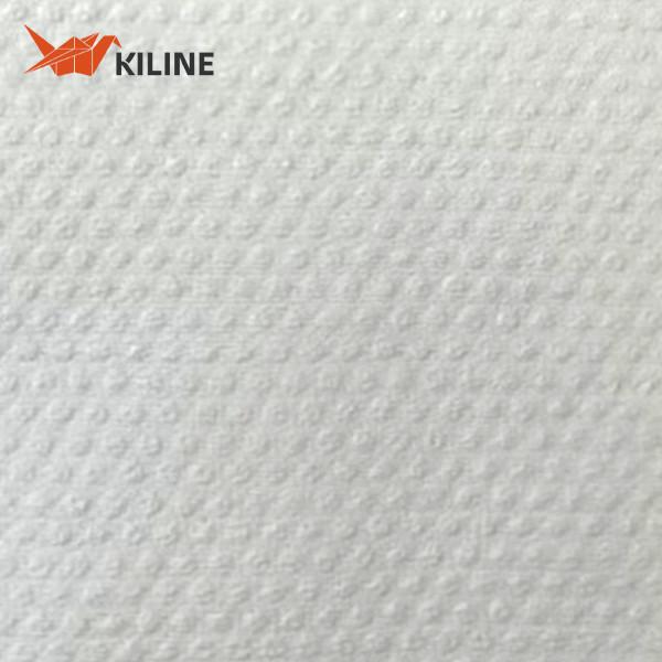 White 60gsm Disposable Kitchen Towels In Roll With Wood Pulp And PP Material