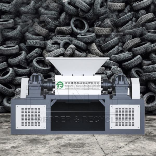 FANTE Scrap Car Truck Tire Shredder Machine Tyre Cutting Machine Tyre Shredding Machines