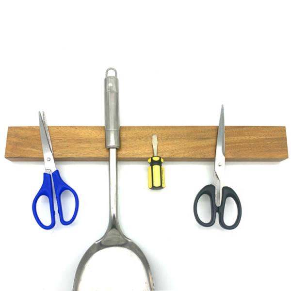 16 дюймовый устойчивый магнитный нож из дерева акации с неодимовым магнитом