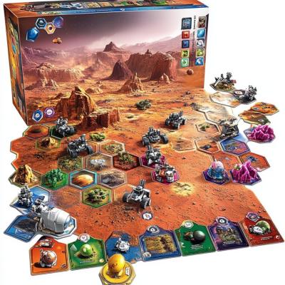 Popular Board Game Maker Wholesale Factory Entertainment Printable Board Games with Custom Theme and Hot Stamping Surface Finishing